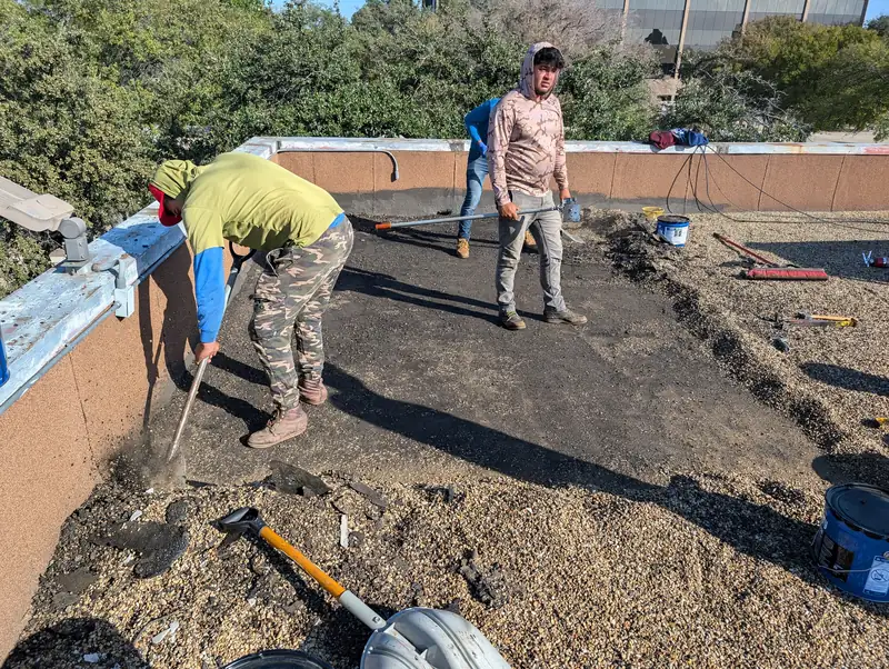 Flat roof repair