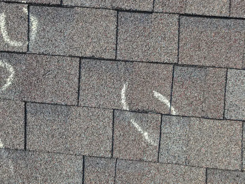 Hail damage documentation — Lewisville, TX