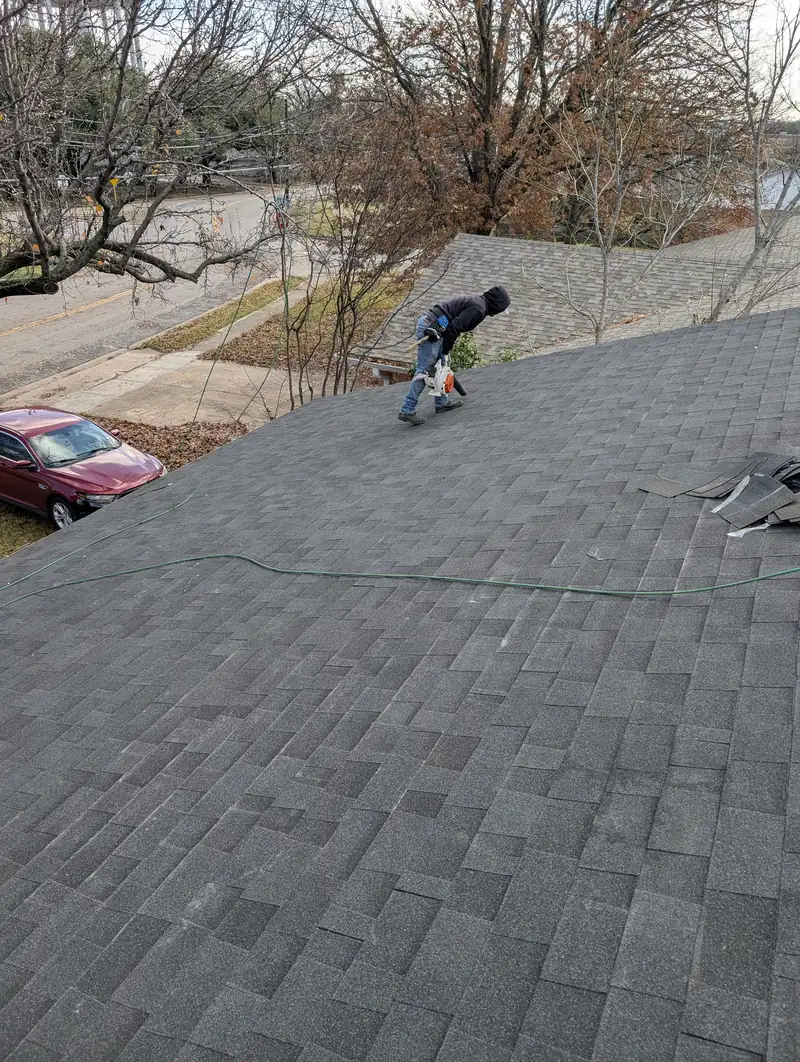 Shingle installation